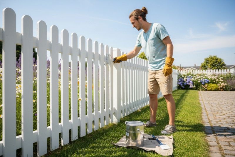 Residential Fence Painting Service